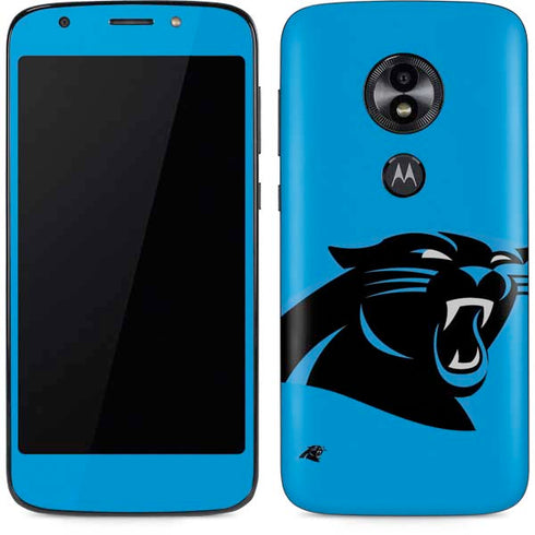 NFL Carolina Panthers Large Logo Moto E5 Play Skin